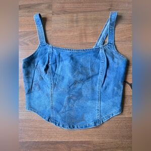 Denim Blue Women's Top
